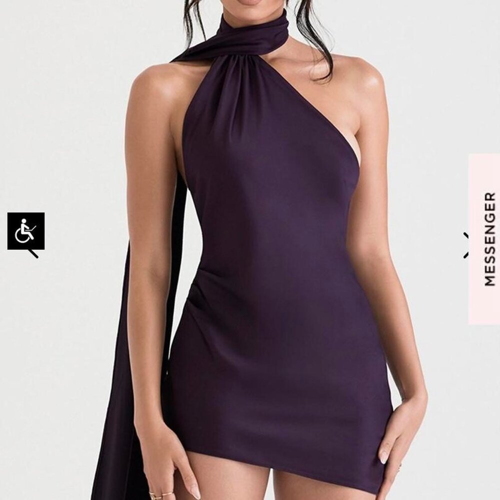 House of CB Aida mini low back dress